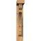 Ekena Millwork Olympic Block Smooth Bracket w/ Offset Brace, Western Red Cedar, 3 1/2"W x 16"D x 20"H BKT0402X16X20OLY05SWR - alternate 3